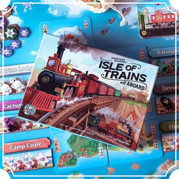 Настільна гра Острів Залізниць (Isle of Trains: All Aboard) TH000118