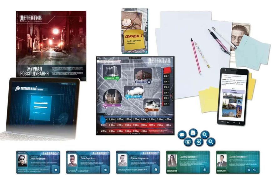 Настільна гра Детектив. Сучасне розслідування (Detective: A Modern Crime Board Game) TH000204