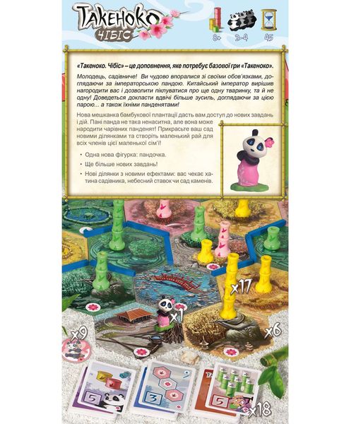 Настольная игра Такеноко: Чибис (Takenoko: Chibis) Юбилейное издание TH00081