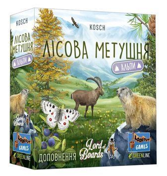 Настільна гра Лісова метушня. Альпи (Forest Shuffle: Alpine Expansion) TH000267